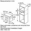 Įmontuojamas automatinis kavos aparatas Bosch CTL7181W0