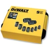 Sukimo galvučių rinkinys DeWalt DT7507, 9vnt. 1/2"