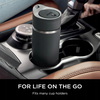 Termopuodelis Ninja Sip Perfect Travel Mug, 400 ml, Juodas