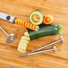 Lurch Ag Vokietija Daržovių ir vaisių skobtuvas, 5 dalių rinkinys, LURCH
