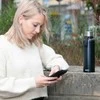 Lurch Ag Vokietija Nerūd. plieno termo butelis-gertuvė, 0.75l, melsvai juodos sp.