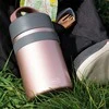 Lurch Ag Vokietija Nerūdijančio plieno termosas maistui, 800 ml, rausvo metalo sp.