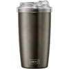 Lurch Ag Vokietija Termo puodelis "COFFEE-TO-GO" 0,4l, pilkas, su permatomu dangt.
