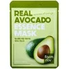 FARMSTAY REAL AVOCADO Essence Mask Maitinamoji lakštinė kaukė su avokado ekstraktu, 23 ml
