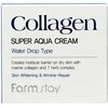 FarmStay Collagen Super Aqua Cream Drėkinamasis veido kremas su kolagenu, 80 ml