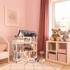 Medinis lėlių namas MDF 78cm LED