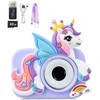 Vaikiškas fotoaparatas VF7 Unicorn Violetinė