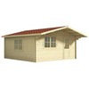 Eurovudas Medinis sodo namelis Faro 5x4m, 44mm