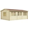 Eurovudas Medinis sodo namelis Oslo 6x4m, 44mm
