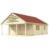Eurovudas Medinis vasarnamis Aura 6x8m, 44mm