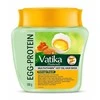 Kiaušinių baltymų ir karšto aliejaus plaukų kaukė Multivitamin, Dabur Vatika, 500g