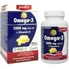 Juvapharma Omega-3 žuvų taukai JutaVit 1200 mg + vitaminas E, 100 kapsulių
