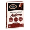 Pagaminta Indijoje pagal Elfam Herbalshop SIA, Latvija užsakymą Plaukų dažai Indian Henna Salon Auburn, chna pagrindu, 6x10g