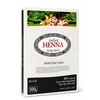 Pagaminta Indijoje pagal Elfam Herbalshop SIA, Latvija užsakymą Natūralūs juodi plaukų dažai Juodas, Indian Henna, 100g