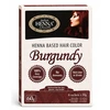 Pagaminta Indijoje pagal Elfam Herbalshop SIA, Latvija užsakymą Plaukų dažai Indian Henna Salon Burgundy, chna pagrindu, 6x10g