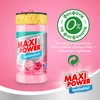 Pagaminta Ukrainoje Koncentruotas indų ploviklis - Bubble Gum kvapo gelis "MAXI POWER" su dozatoriumi ir kempine indams plauti, 1000ml
