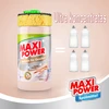 Pagaminta Ukrainoje Koncentruotas indų ploviklis - migdolų kvapo gelis "MAXI POWER" su dozatoriumi ir kempine indams plauti, 1000ml