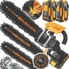 Akumuliatorinis elektrinis grandininis pjūklas 2x 4Ah Majster PRO