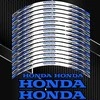 Aukštos kokybės HONDA ratlankių lipdukai sportinei išvaizdai