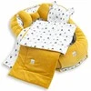 Baby Cocoon Premium 2in1 medvilnės/veliūro antklodės, čiužinio ir 2 pagalvių rinkinys