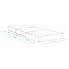 Čiužinys Sulankstomas fotelis MAXI CASO 200x80x14 cm