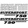 Ducati 750 desmo motociklo lipdukai