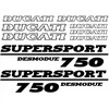 Ducati 750 Desmodue lipdukų rinkinys