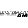 Ducati desmoquattro 916 motociklo lipdukai
