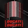 DUCATI motociklo ratlankių lipdukai