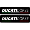 Ducati Stickers Motociklo emblemos lipdukai Ducati Long, retro stiliaus, 2 vnt.