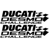 Ducati Stickers Motociklo lipdukai Ducati Desmo Challenge, apdailos plastikams, 2 vnt.