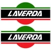 Ducati Stickers Motociklo lipdukai Ducati Laverda Vintage Tribute, retro stiliaus, 2 vnt.