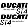 Ducati Stickers Motociklo lipdukai Ducati ST4, retro stiliaus, kelionių stiliaus, 2 vnt.