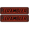 Ducati Stickers Motociklo lipdukai Ducati Scrambler, dizainas Nr. 4, retro stiliaus, 2 vnt.