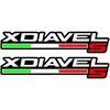 Ducati Stickers Motociklo lipdukai Ducati XDiavel S, kruizerio stiliaus, 2 vnt.