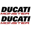 Ducati Stickers Motociklo lipdukai Ducati Monster, retro stiliaus, 2 vnt.