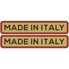 Ducati Stickers Motociklo lipdukai Ducati "Made In Italy", retro stiliaus, 2 vnt.