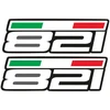 Ducati Stickers Motociklo lipdukai Ducati Monster 821, dizainas Nr. 3, 2 vnt.