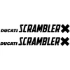 Ducati Stickers Motociklo lipdukai Ducati Scrambler Retro V7, retro stiliaus, 2 vnt.