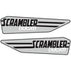 Ducati Stickers Motociklo lipdukai Ducati Scrambler, dizainas Nr. 6, retro stiliaus, 2 vnt.