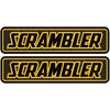 Ducati Stickers Motociklo lipdukai Ducati Scrambler, dizainas Nr. 2, retro stiliaus, 2 vnt.