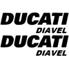 Ducati Stickers Motociklo lipdukai Ducati Diavel, degalų bakui, 2 vnt.