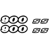 Ducati Stickers Motociklo lipdukai Ducati 900 SS, apdailos plastikams, 2 vnt.