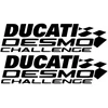 Ducati Stickers Motociklo lipdukai Ducati Desmo Challenge, sportinio stiliaus, 2 vnt.