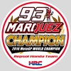 Honda 93 marc marquez motociklo lipdukai