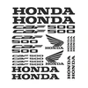 Honda CBF 500 motociklo logotipo lipdukų rinkinys, vinilo lipdukai
