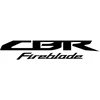 Honda cbr fireblade motociklo lipdukai