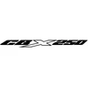 Honda cbx 250 motociklo lipdukai – TR-2084