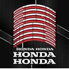 Honda Fireblade ratlankių lipdukai