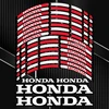 Honda motociklų ratlankių lipdukai universalus